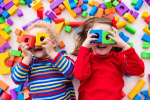 Kids playing in daycare