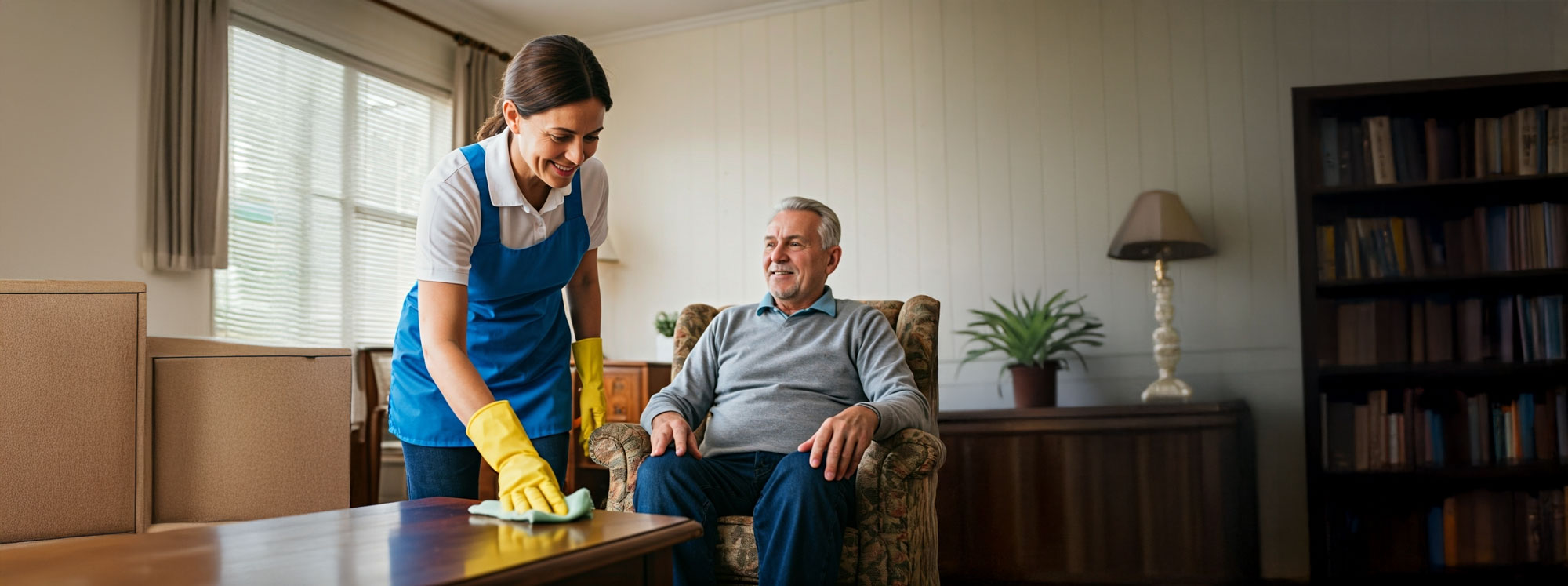 Header image for senior cleaning services